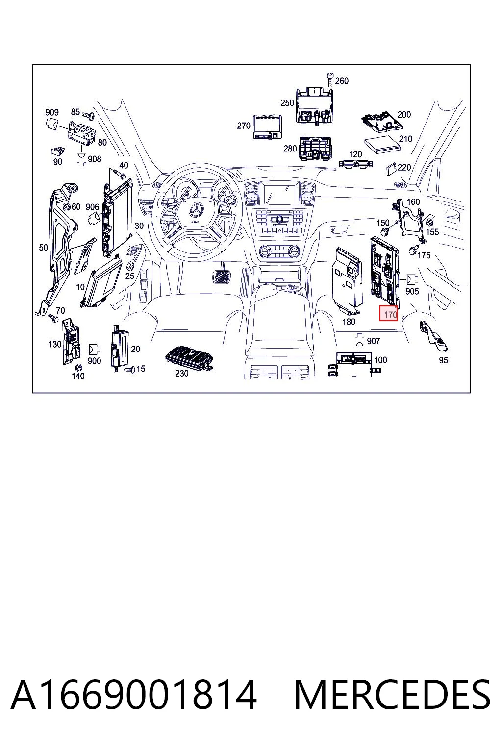 A1669001814 Mercedes