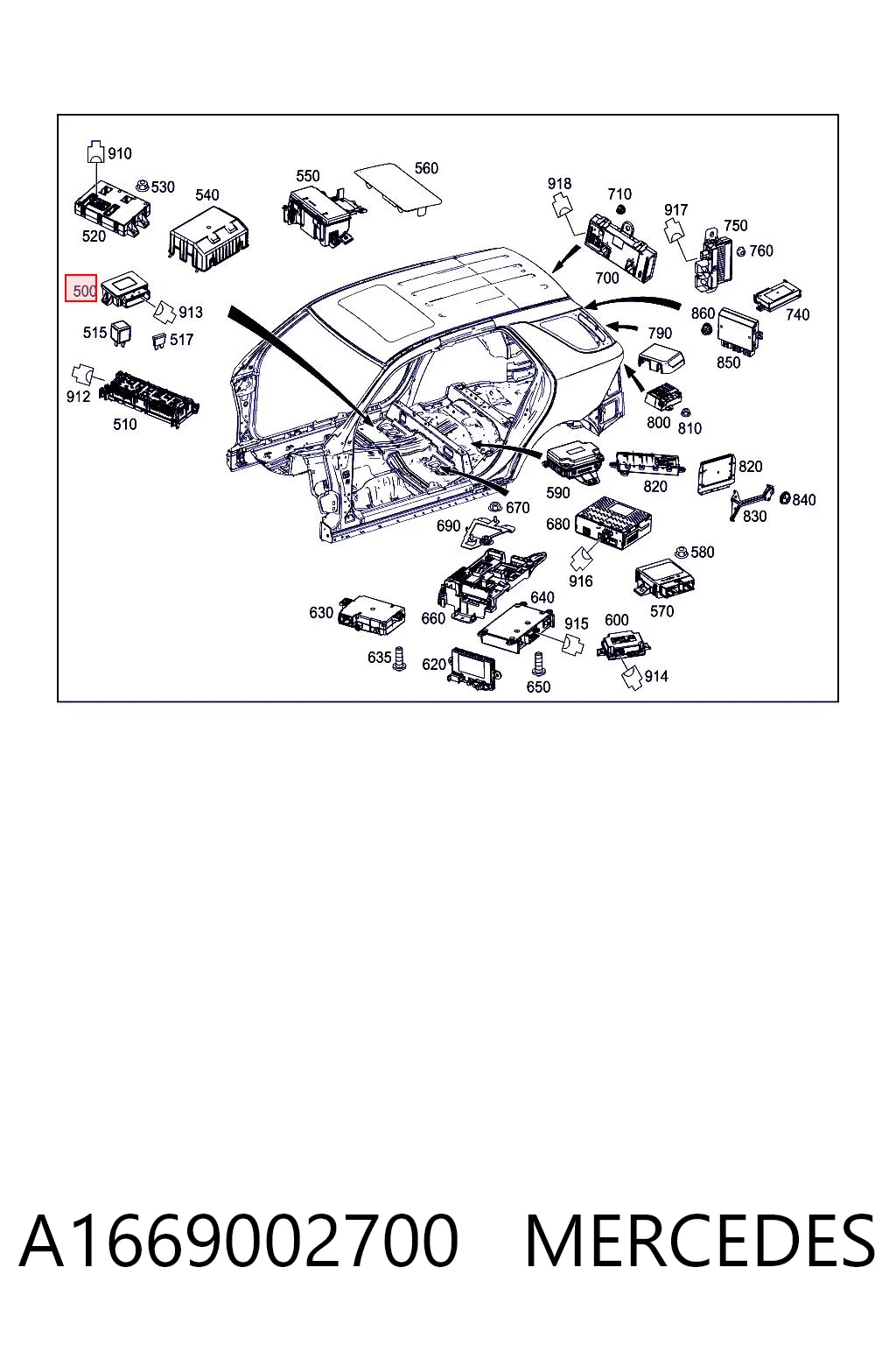 A1669002700 Mercedes