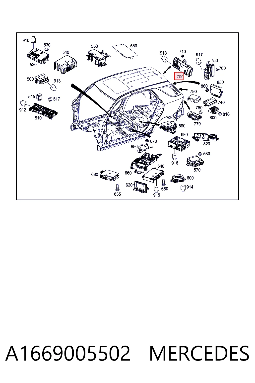 A1669005502 Mercedes