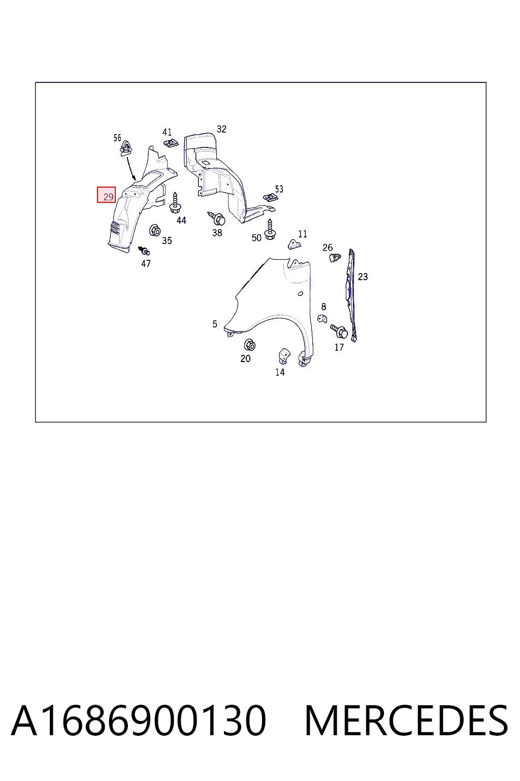 A1686900130 Mercedes