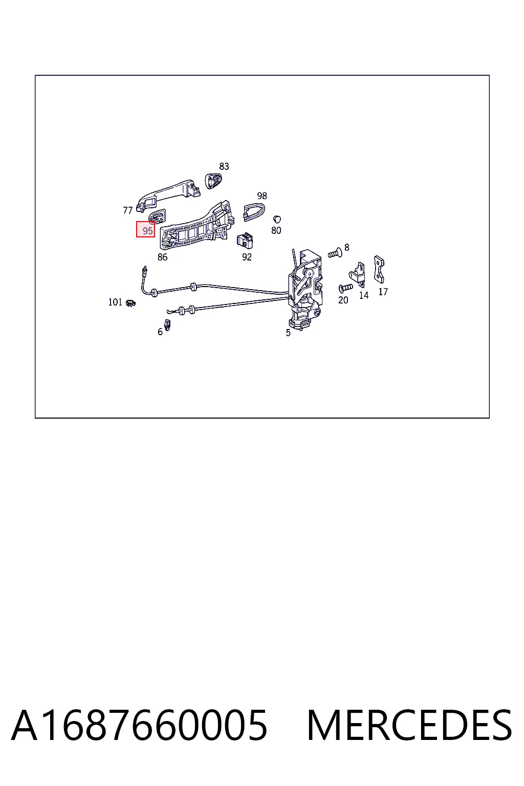 A1687660005 Mercedes