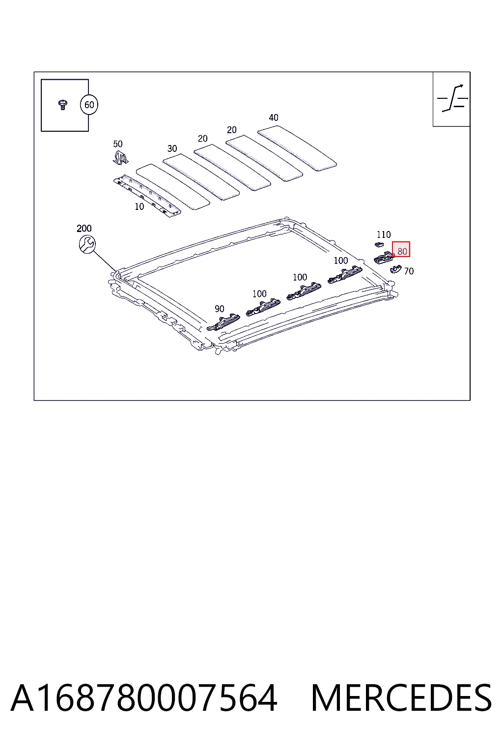 A168780007564 Mercedes