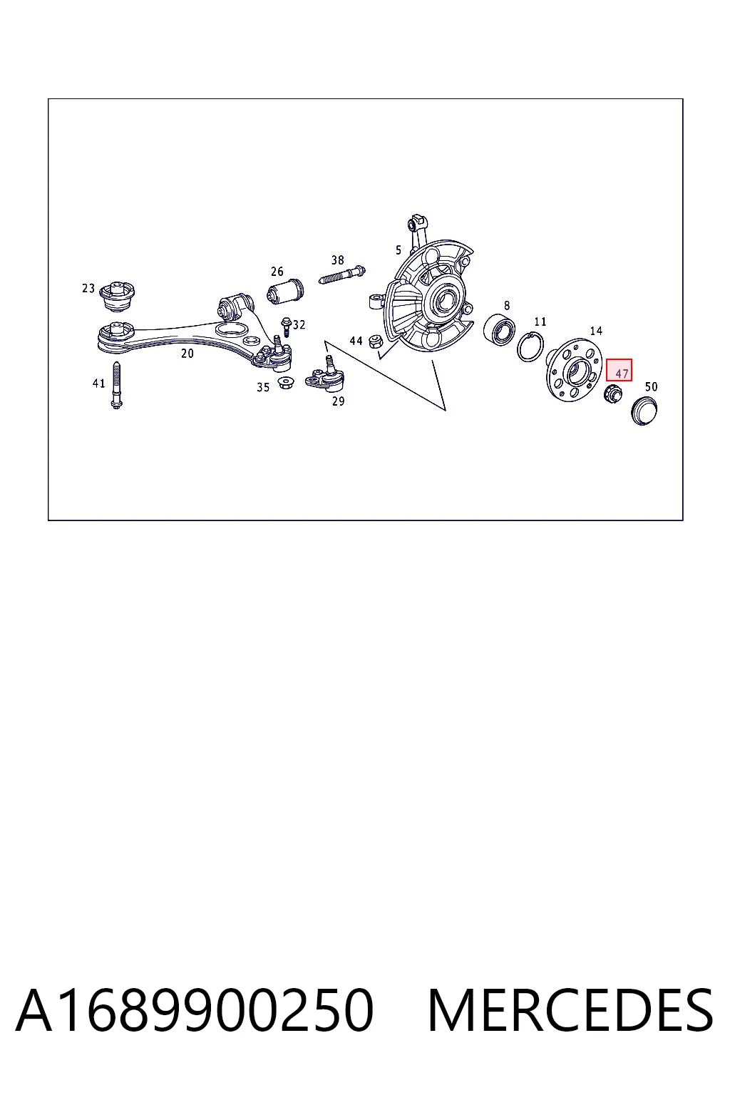 A1689900250 Mercedes