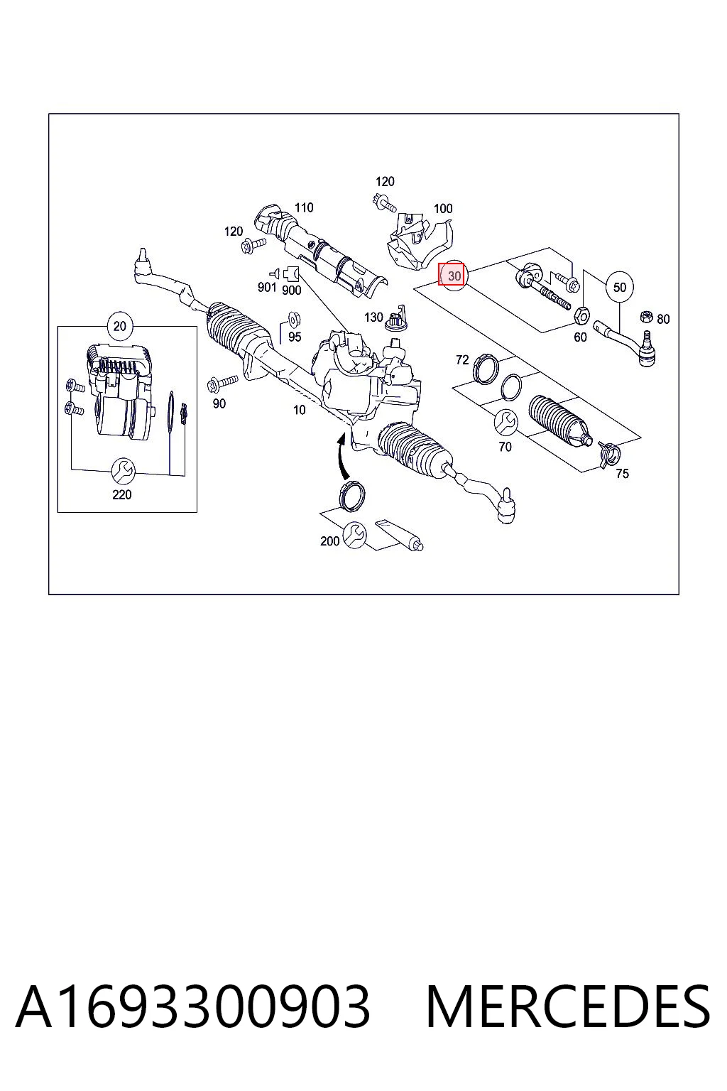 Brazo direccion coche Mercedes B  desde 27,98 €