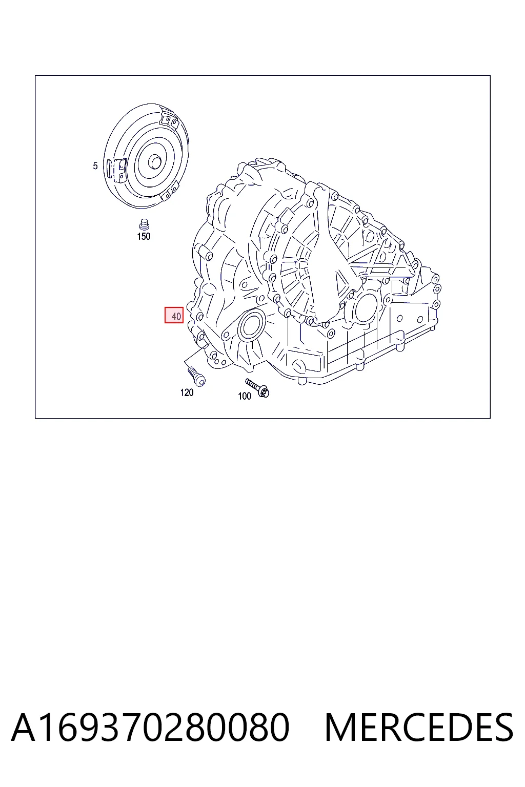 Transmisión automática para Mercedes B  W245