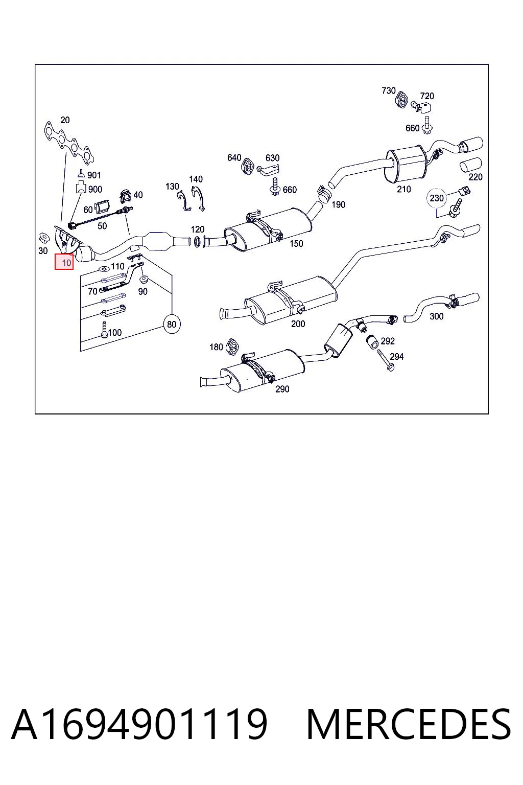 Comprar Catalizador Mercedes B  W245 a bajo precio