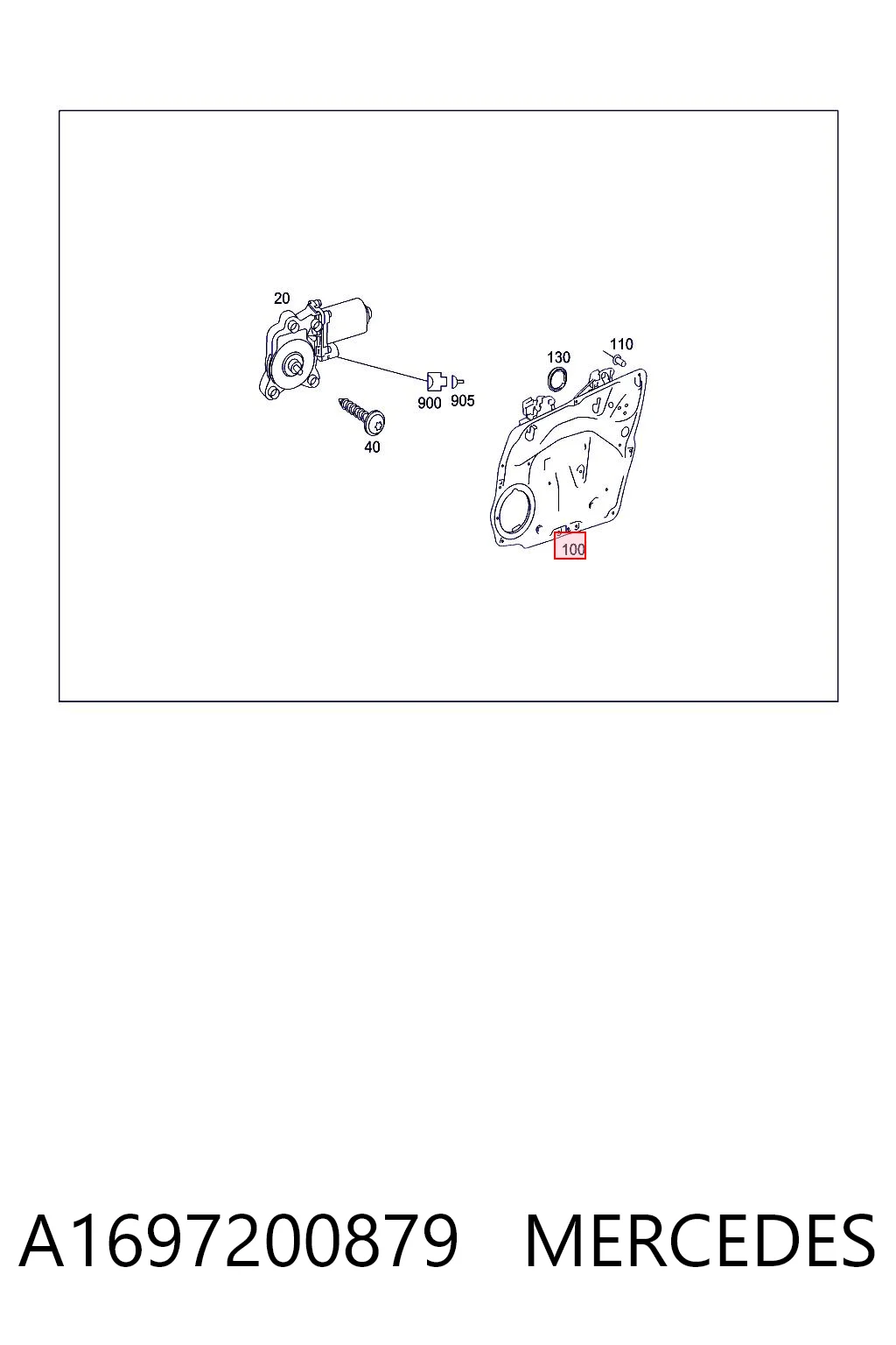 Mecanismo elevalunas delantero derecha ML/GLE  SUV (1998-2005) original desde 62,44 €