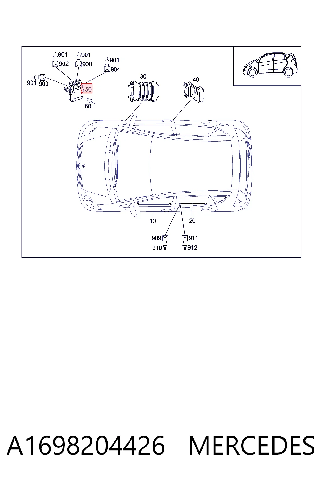 Mecanismo de elevalunas delantero derecha para Mercedes ML/GLE W164