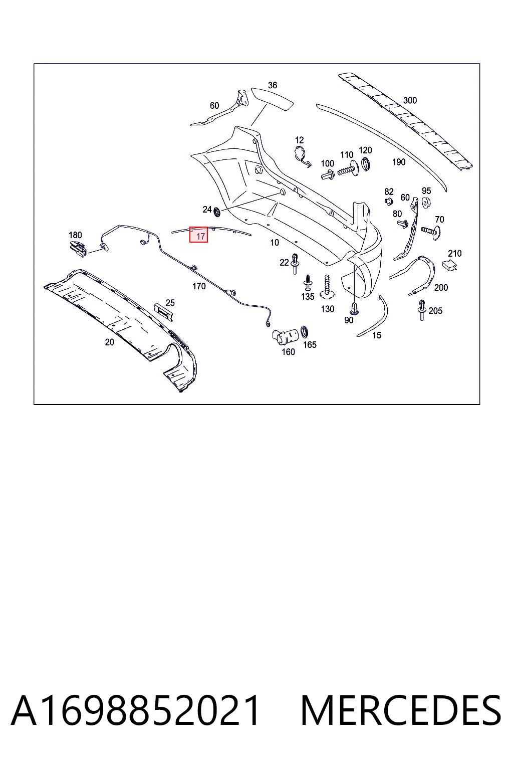 A1698852021 Mercedes 