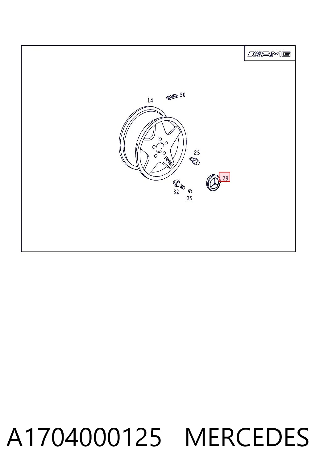 A1704000125 Mercedes