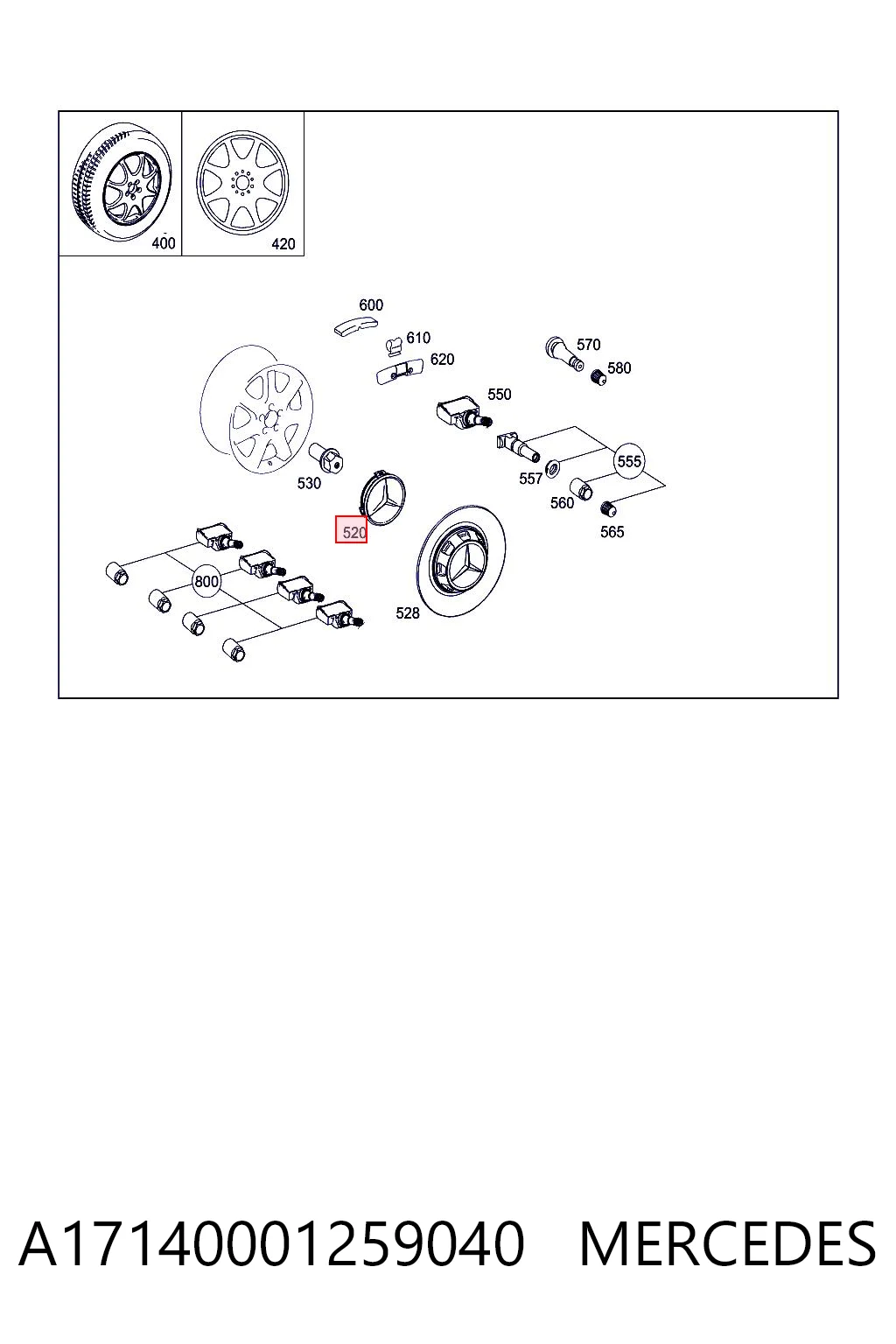 A17140001259040 Mercedes