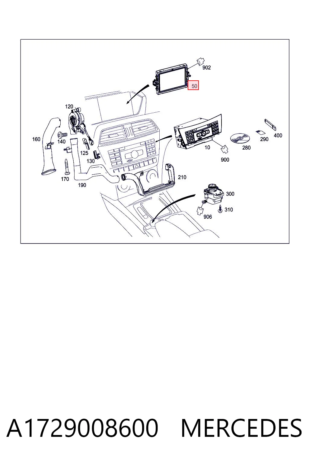 A1729008600 Mercedes
