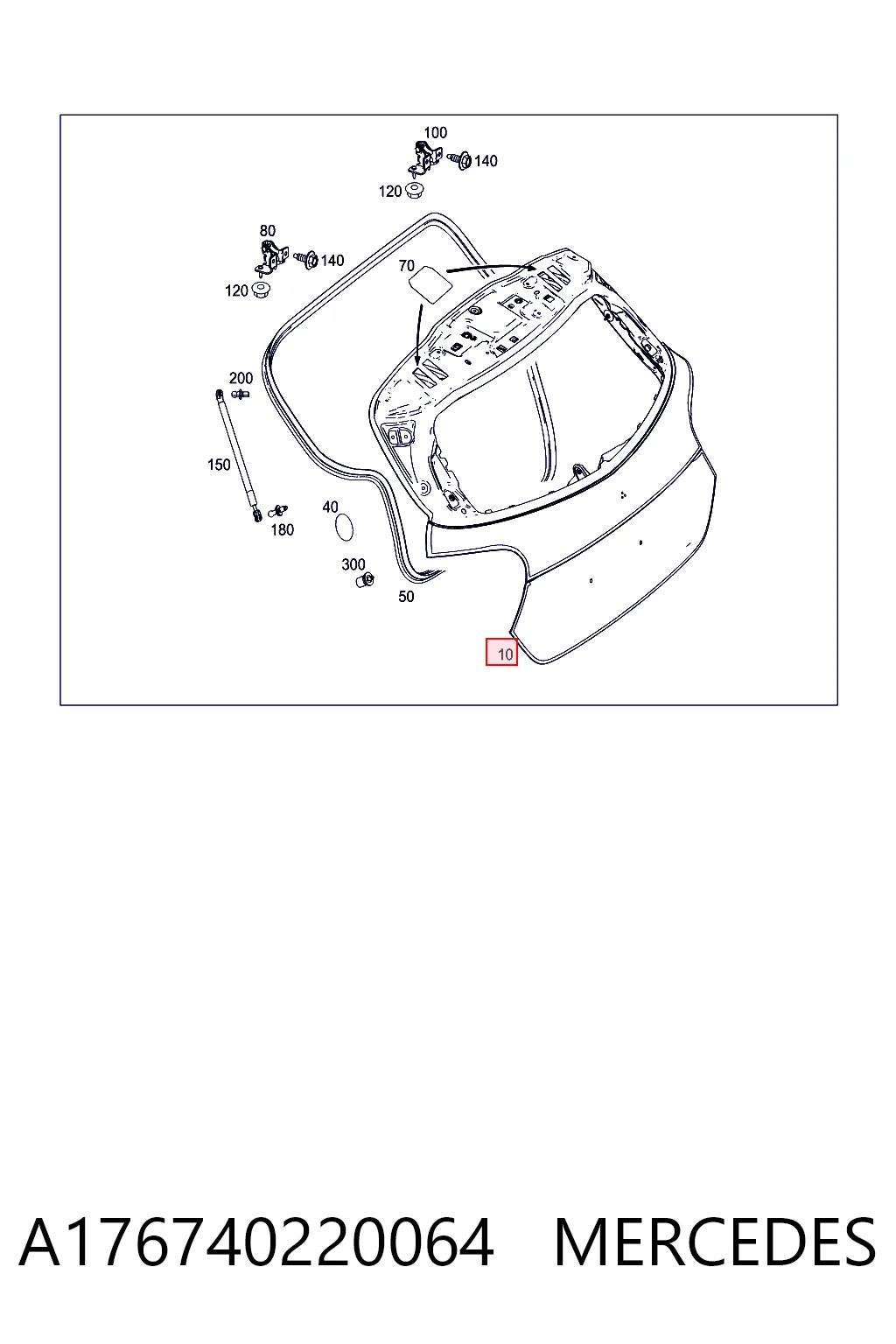 Comprar Puerta trasera Mercedes A  W176