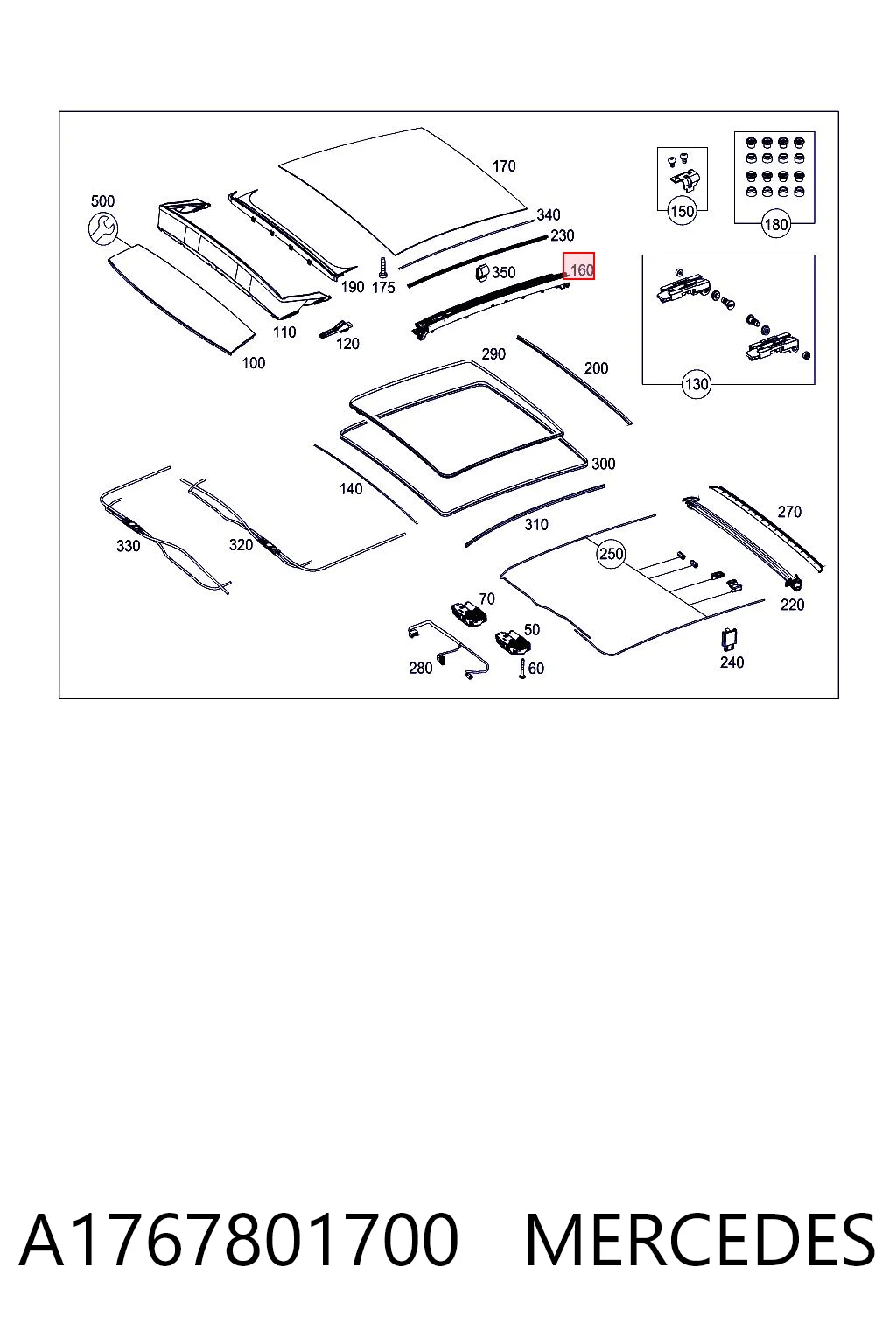 A1767801700 Mercedes 