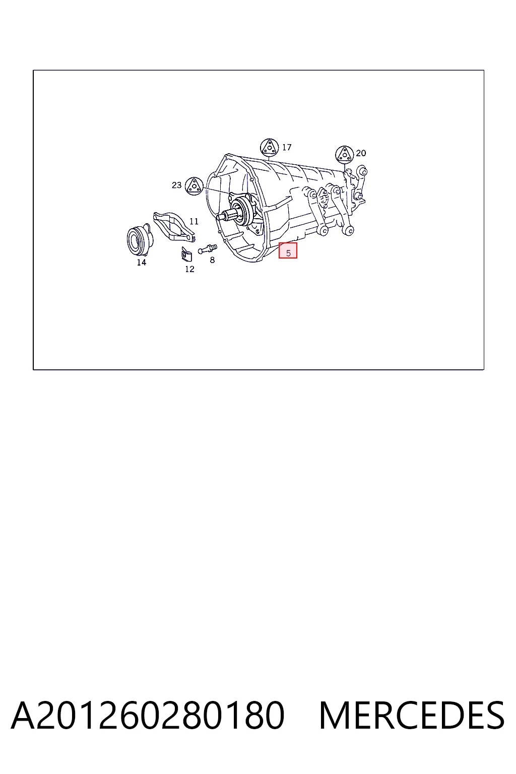 Comprar Caja de cambios Mercedes E  C124
