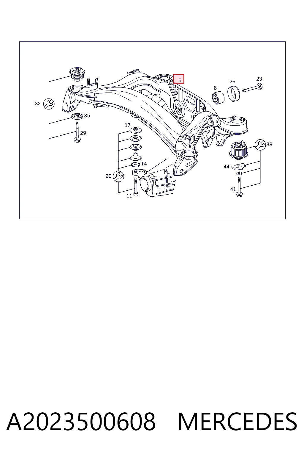 Comprar Puente trasero Mercedes C  S202