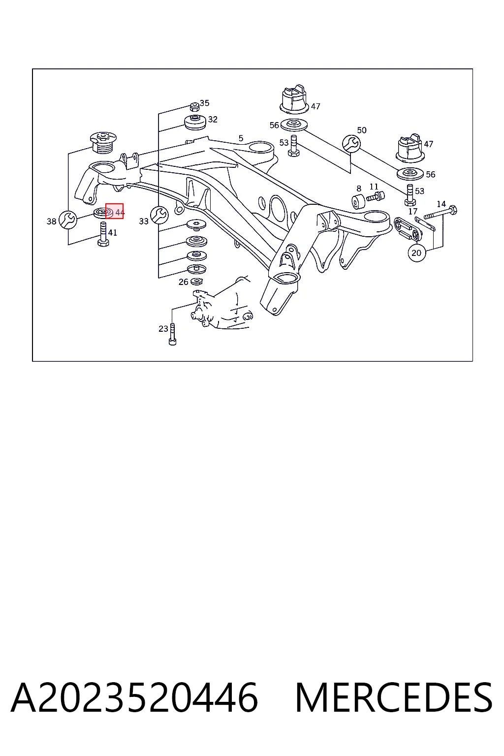 A2023520446 Mercedes