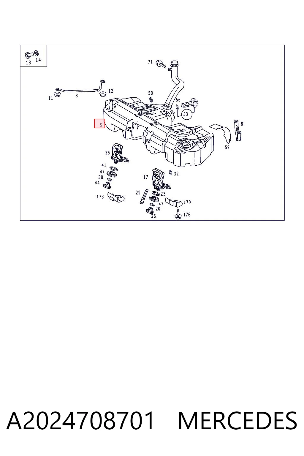 A2024708701 Mercedes