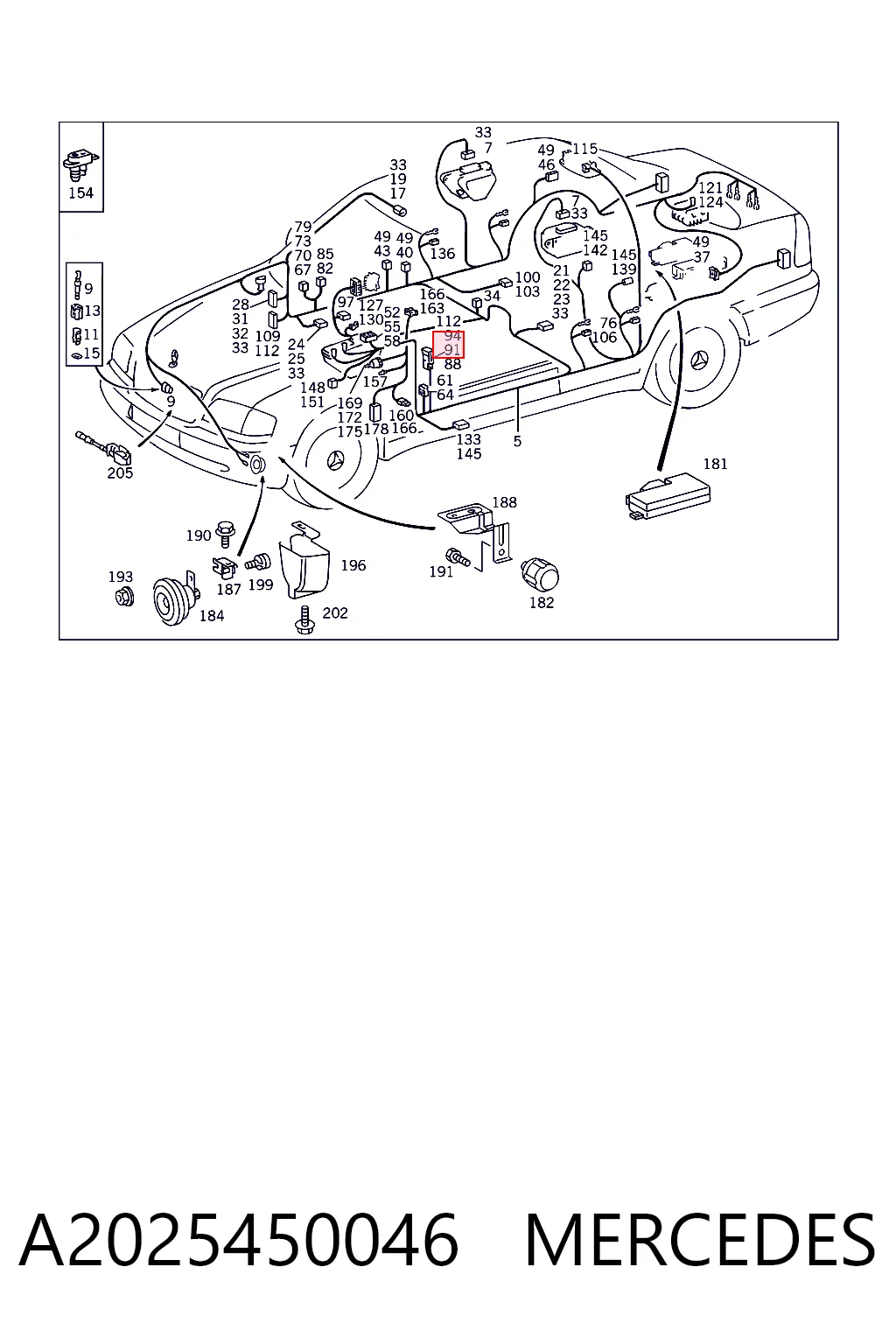 A2025450046 Mercedes