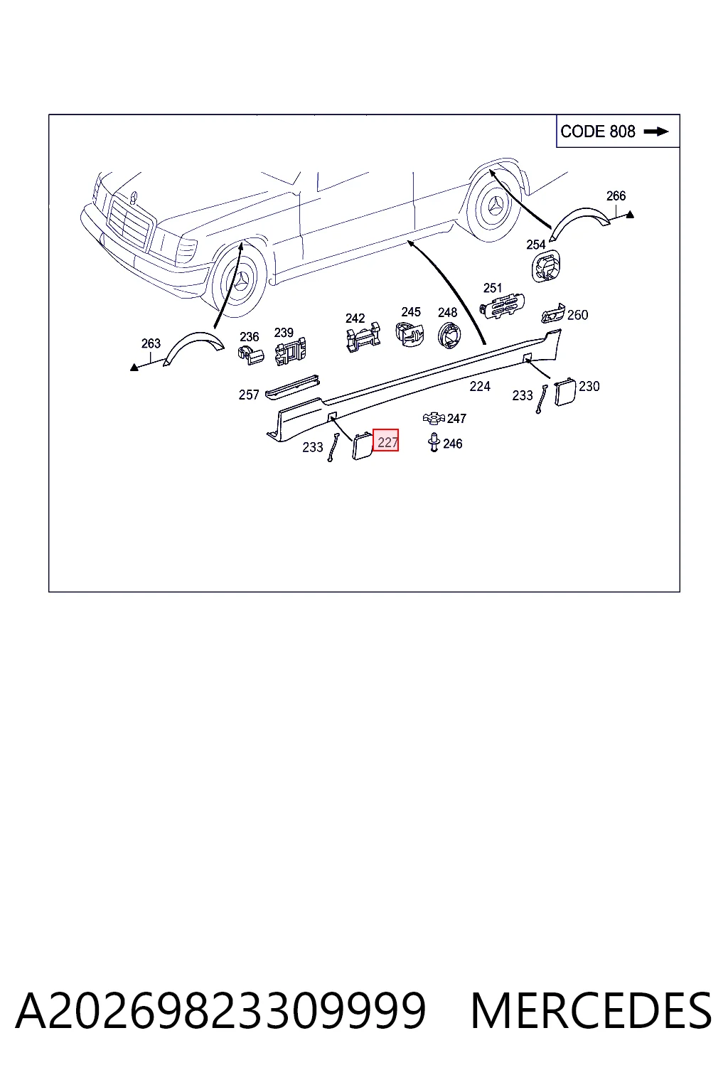 A20269823309999 Mercedes