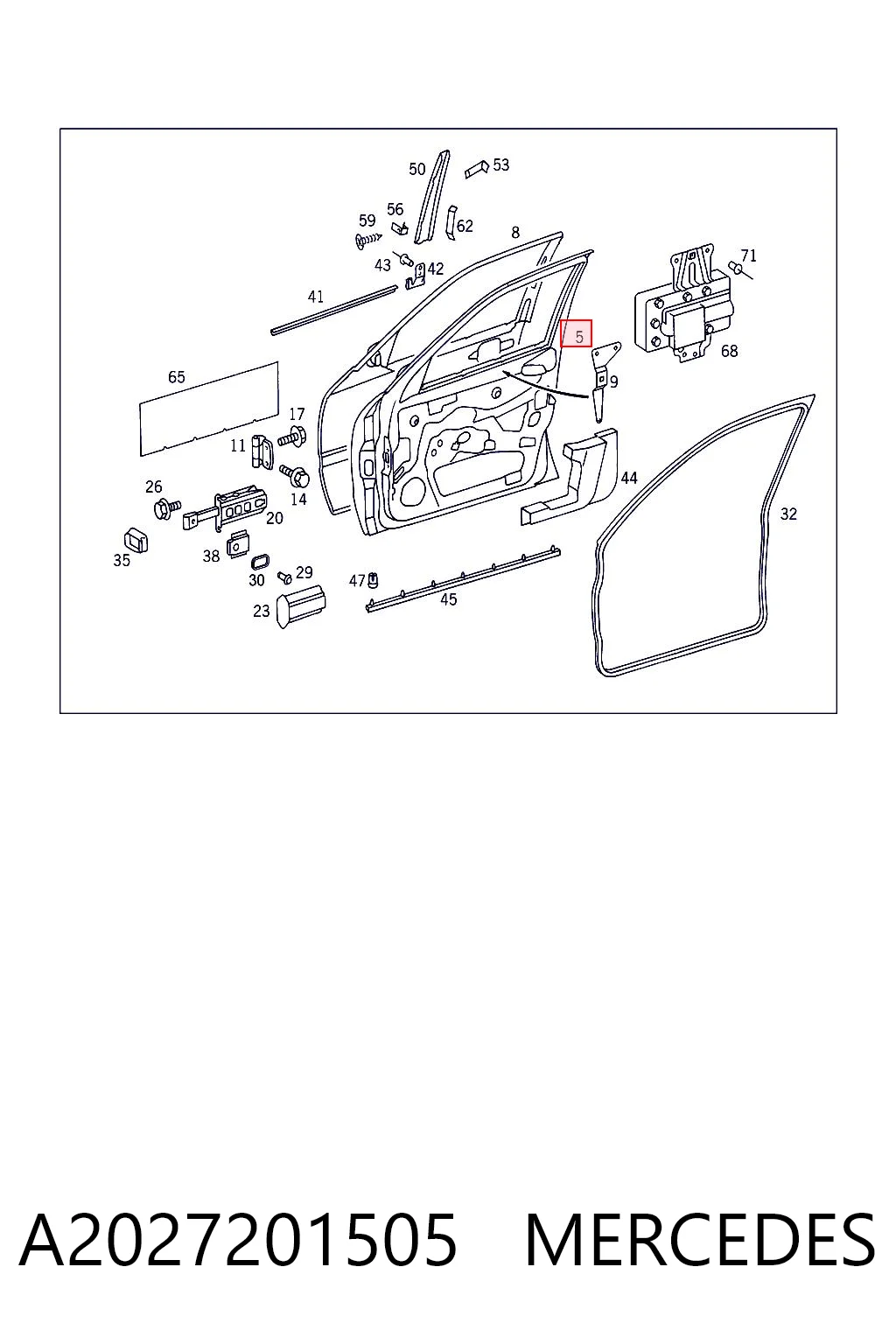 A2027201505 Mercedes