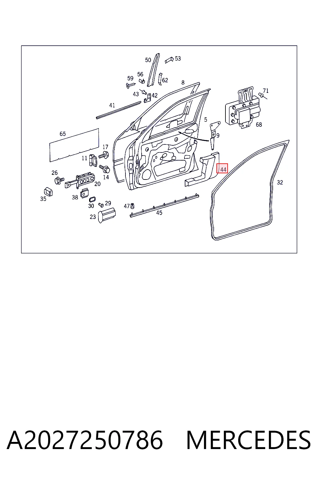 A2027250786 Mercedes