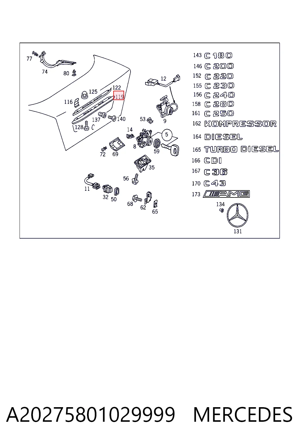 A20275801029999 Mercedes