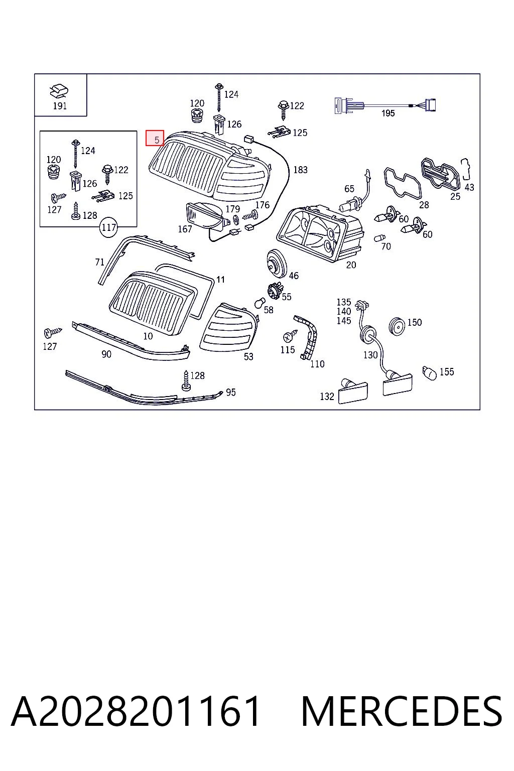 A2028201161 Mercedes