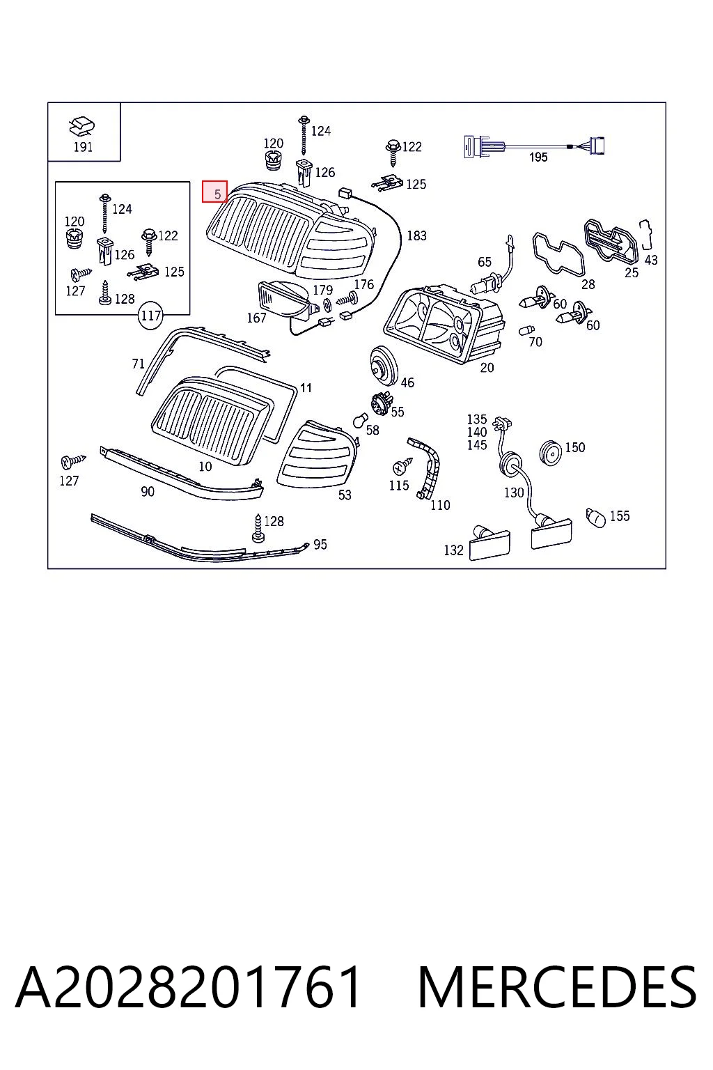 A2028201761 Mercedes