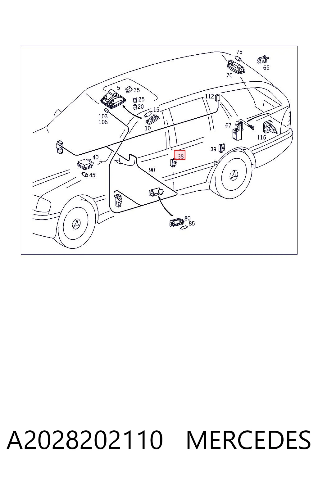 A2028202110 Mercedes