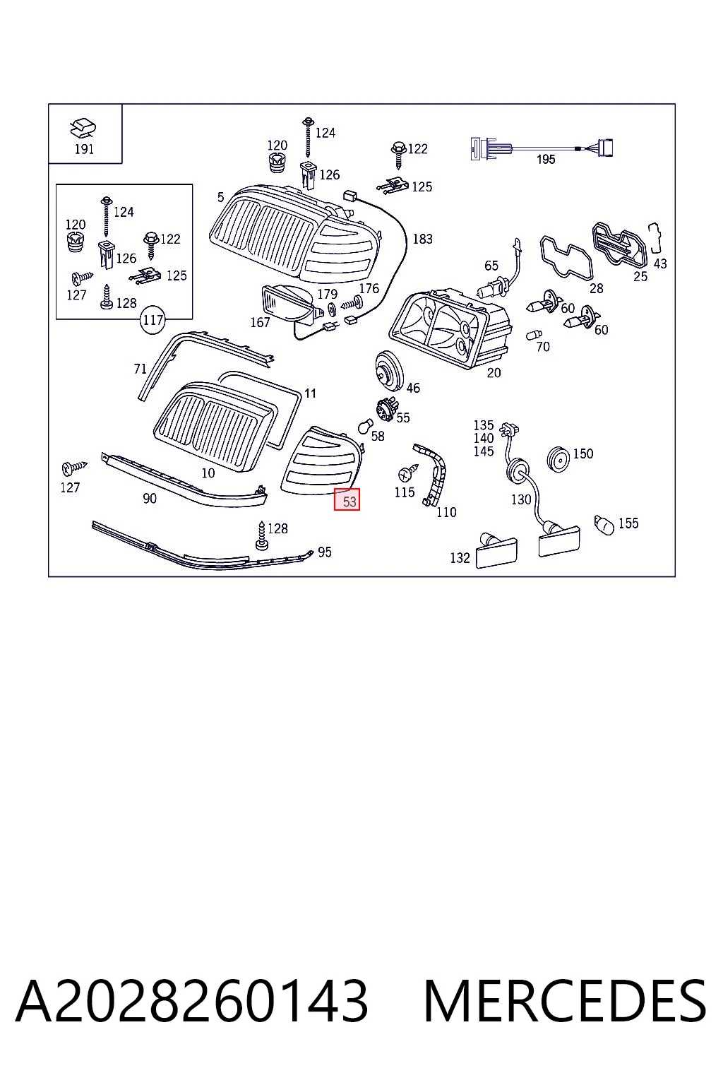 A2028260143 Mercedes
