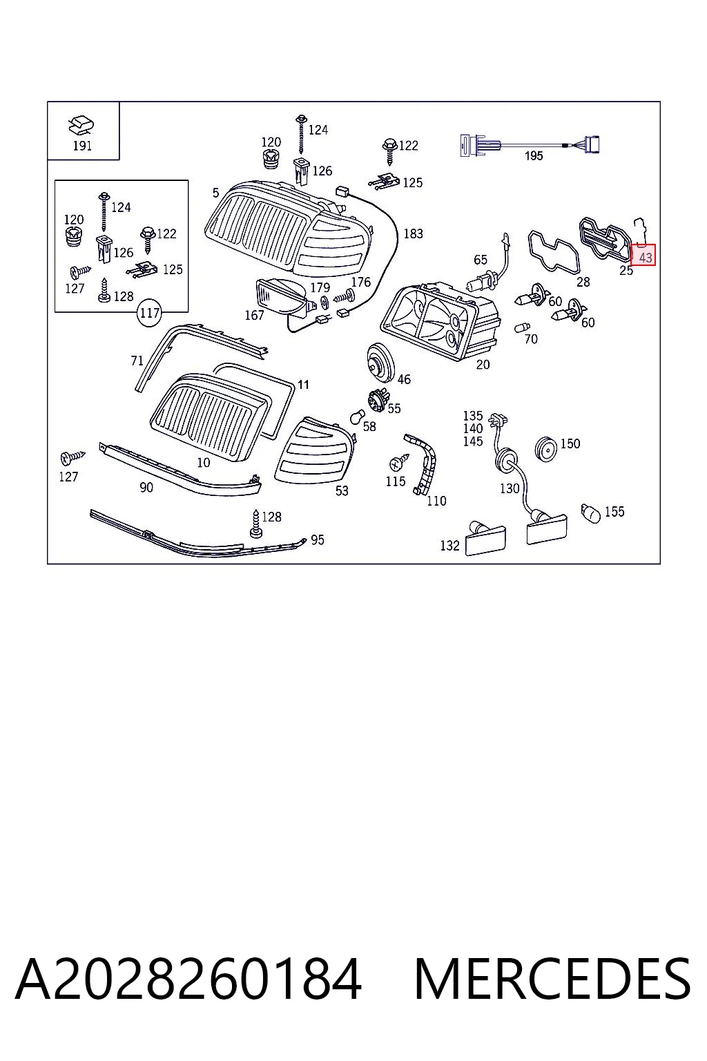 A2028260184 Mercedes