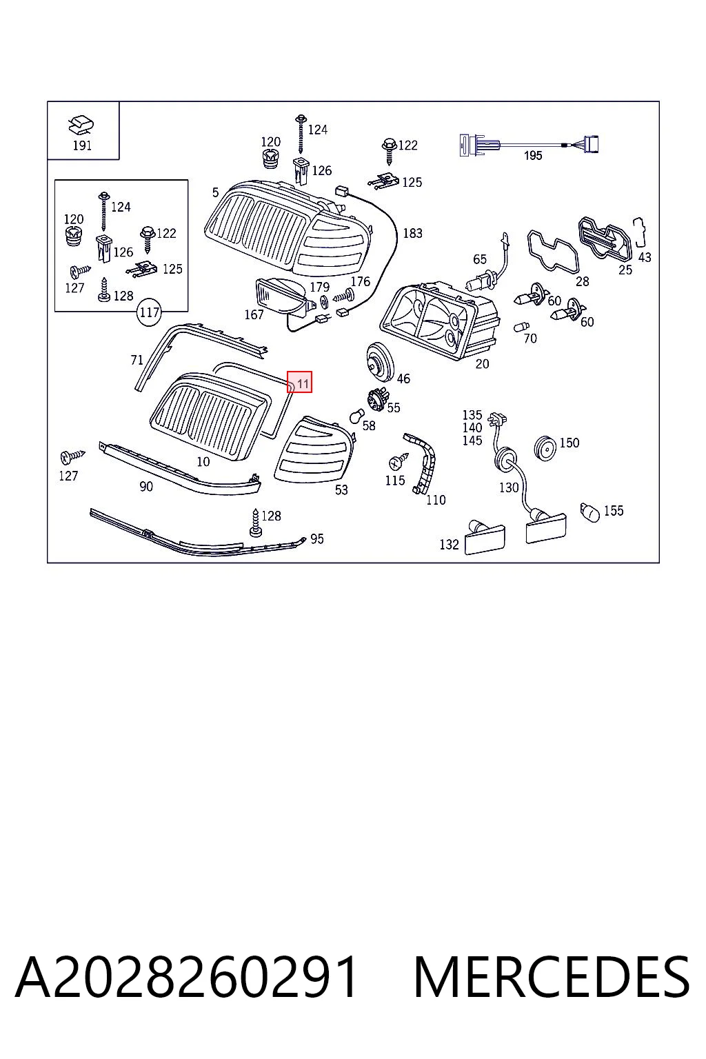 A2028260291 Mercedes