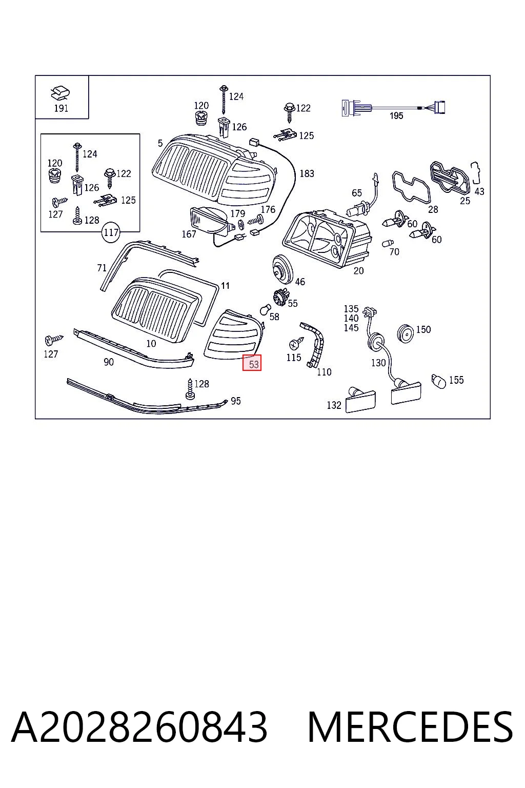 A2028260843 Mercedes