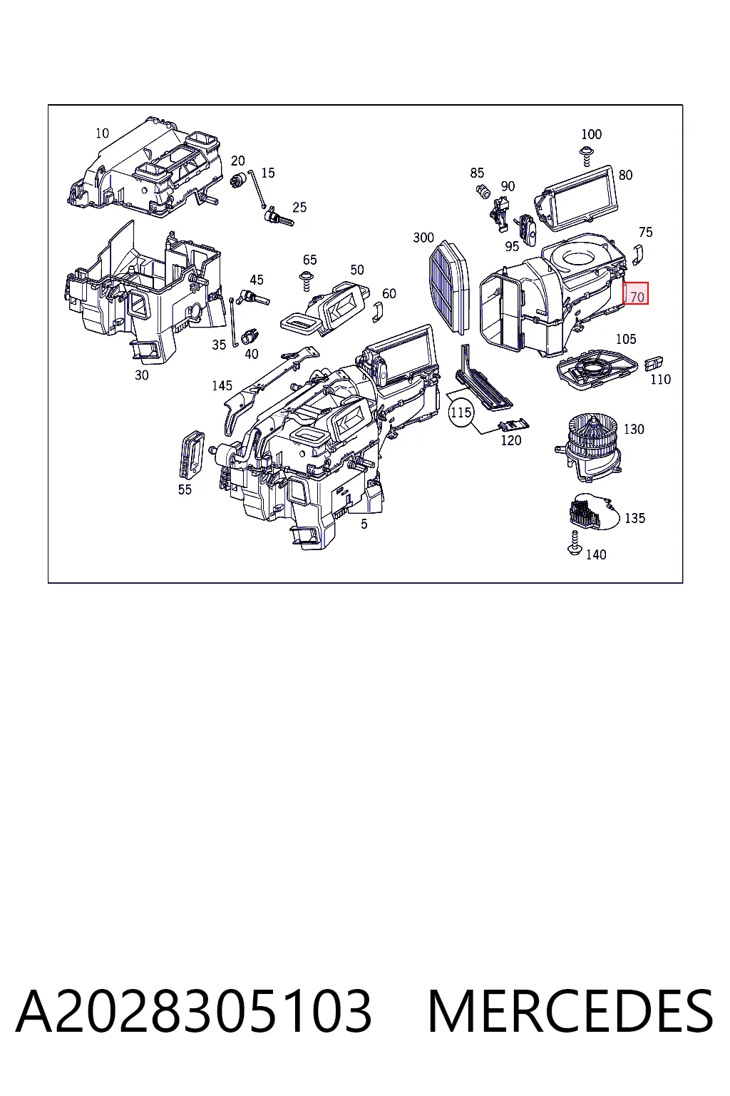 A2028305103 Mercedes