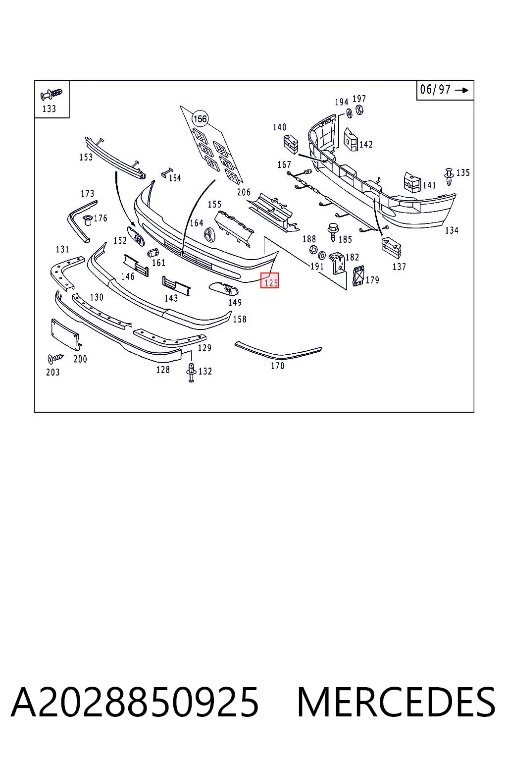 A2028850925 Mercedes