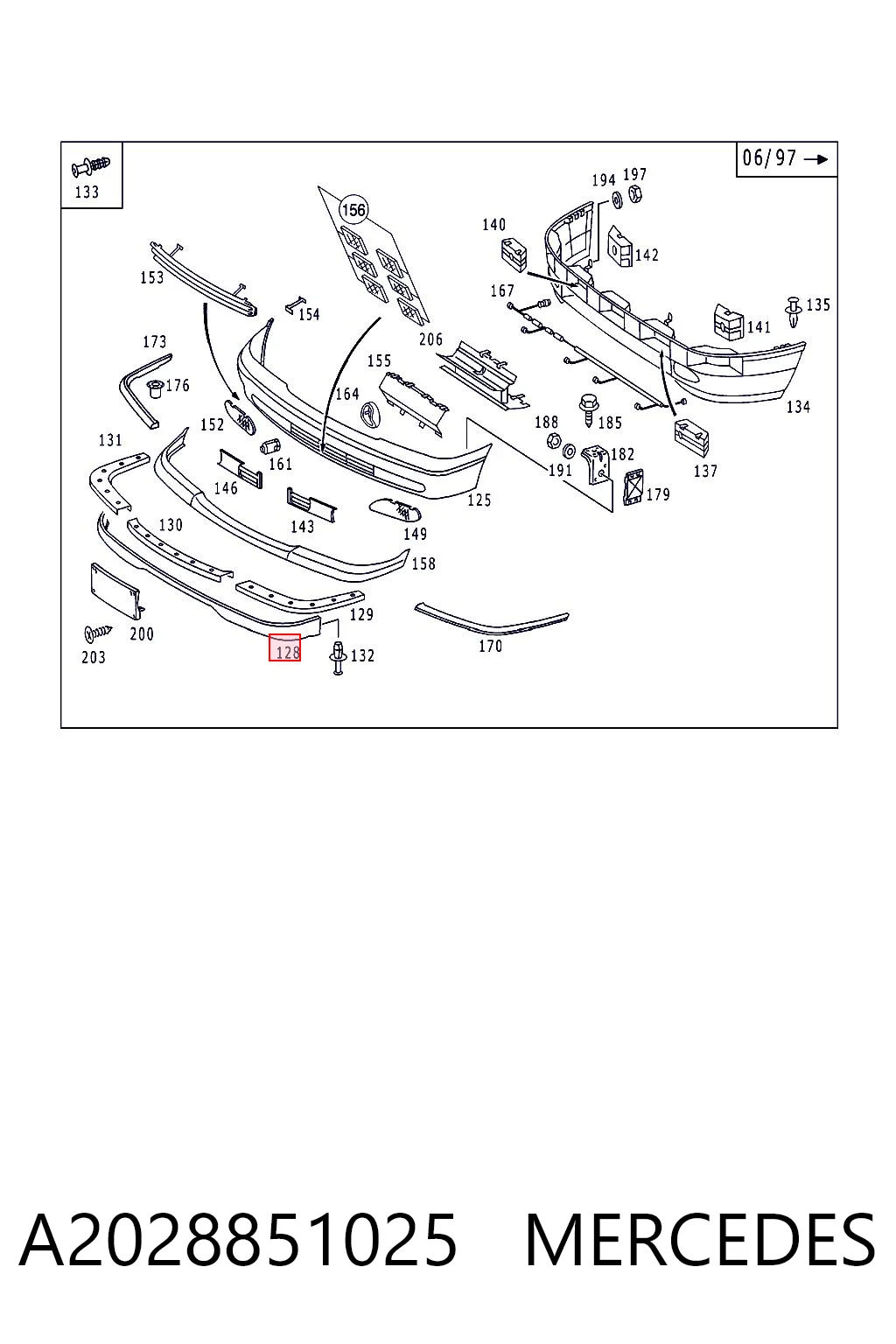 A2028851025 Mercedes