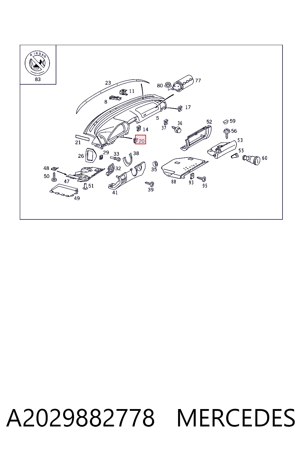 A2029882778 Mercedes