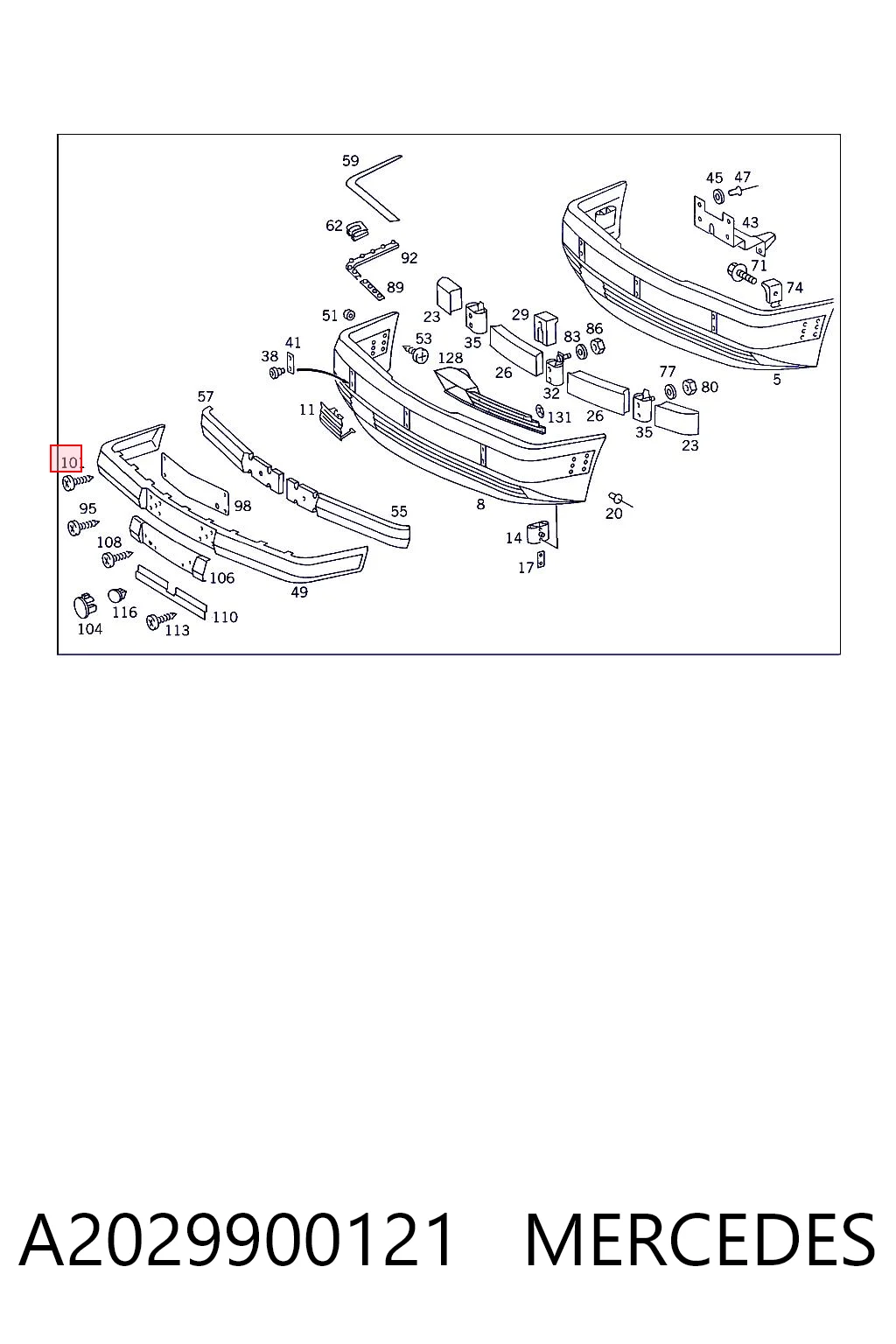 A2029900121 Mercedes