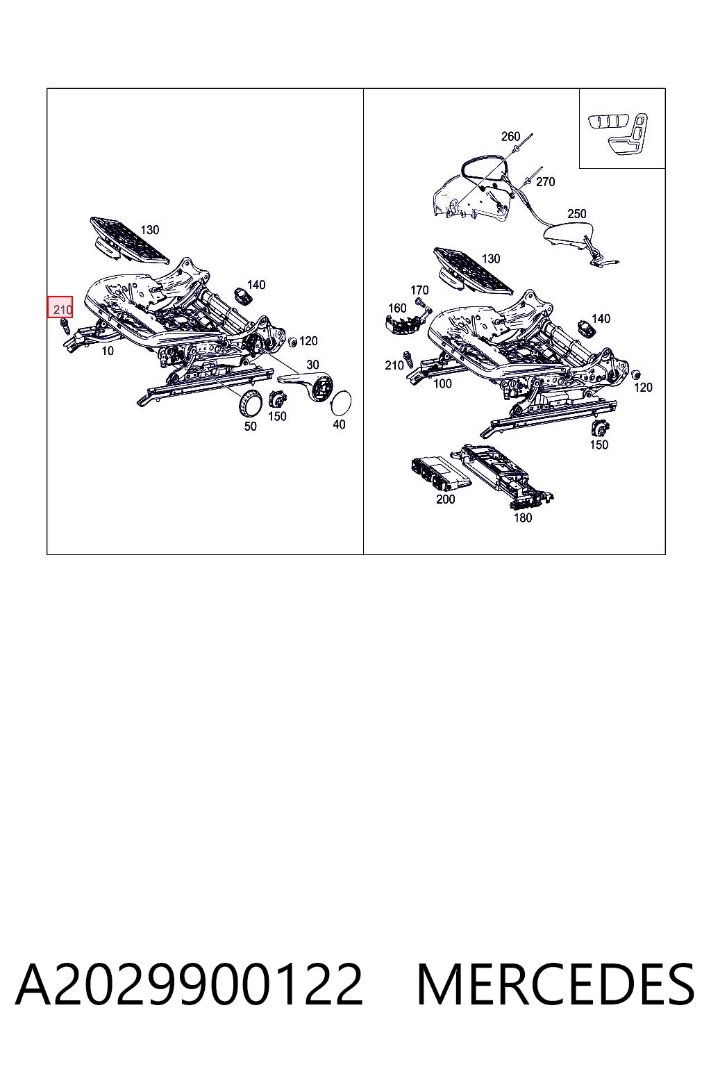 A2029900122 Mercedes