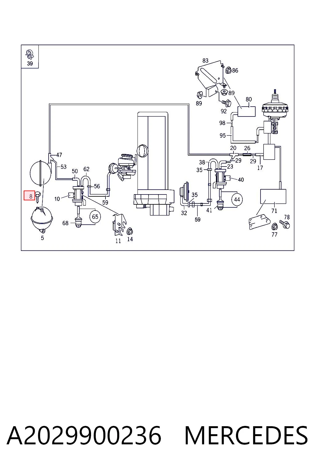 A2029900236 Mercedes