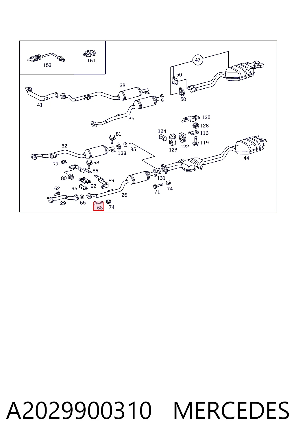 A2029900310 Mercedes