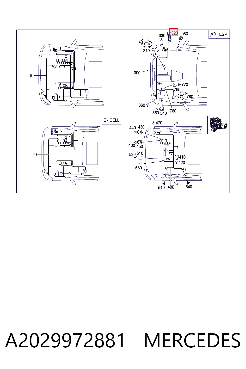 A2029972881 Mercedes