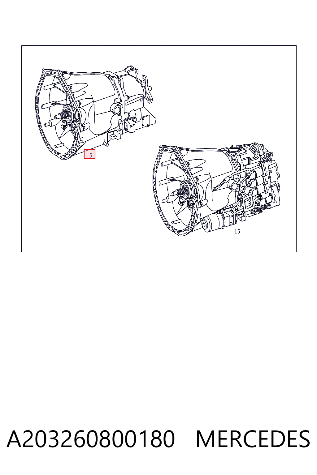 A203260800180 Mercedes