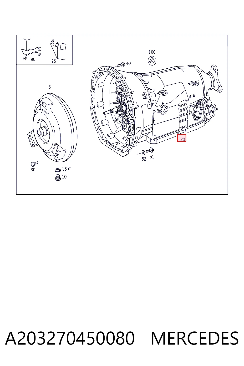 A203270450080 Mercedes