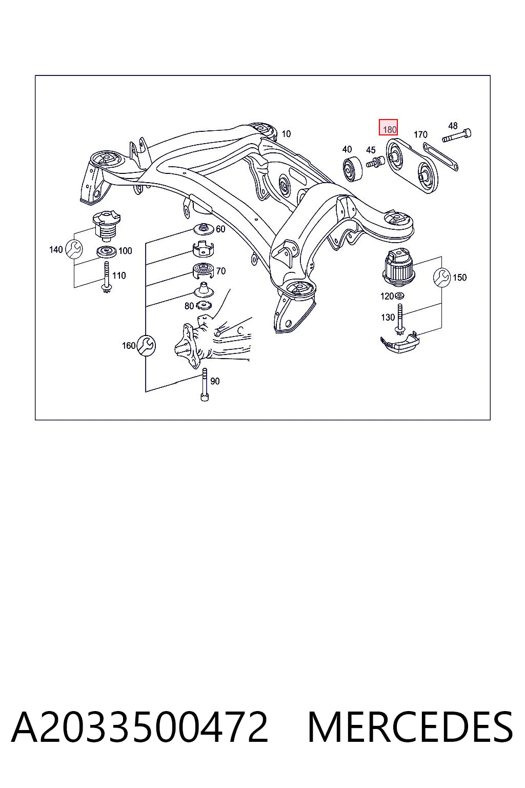 A2033500472 Mercedes