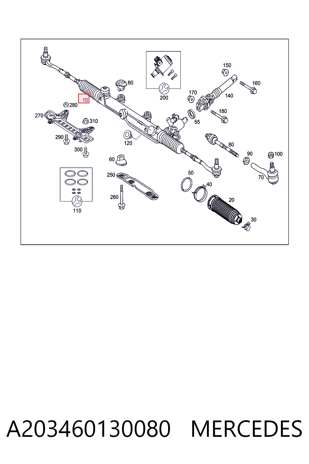 A203460130080 Mercedes