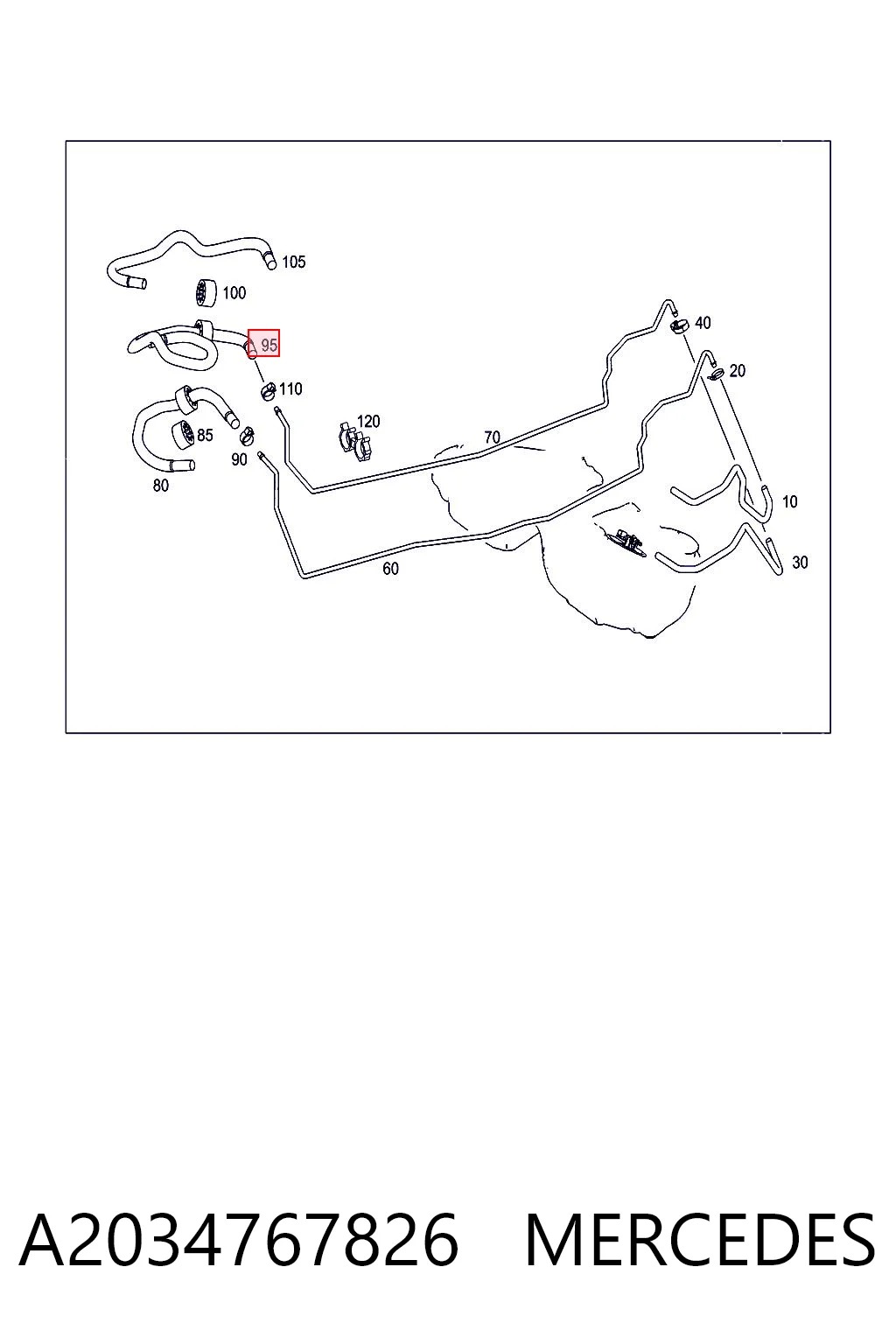 A2034767826 Mercedes