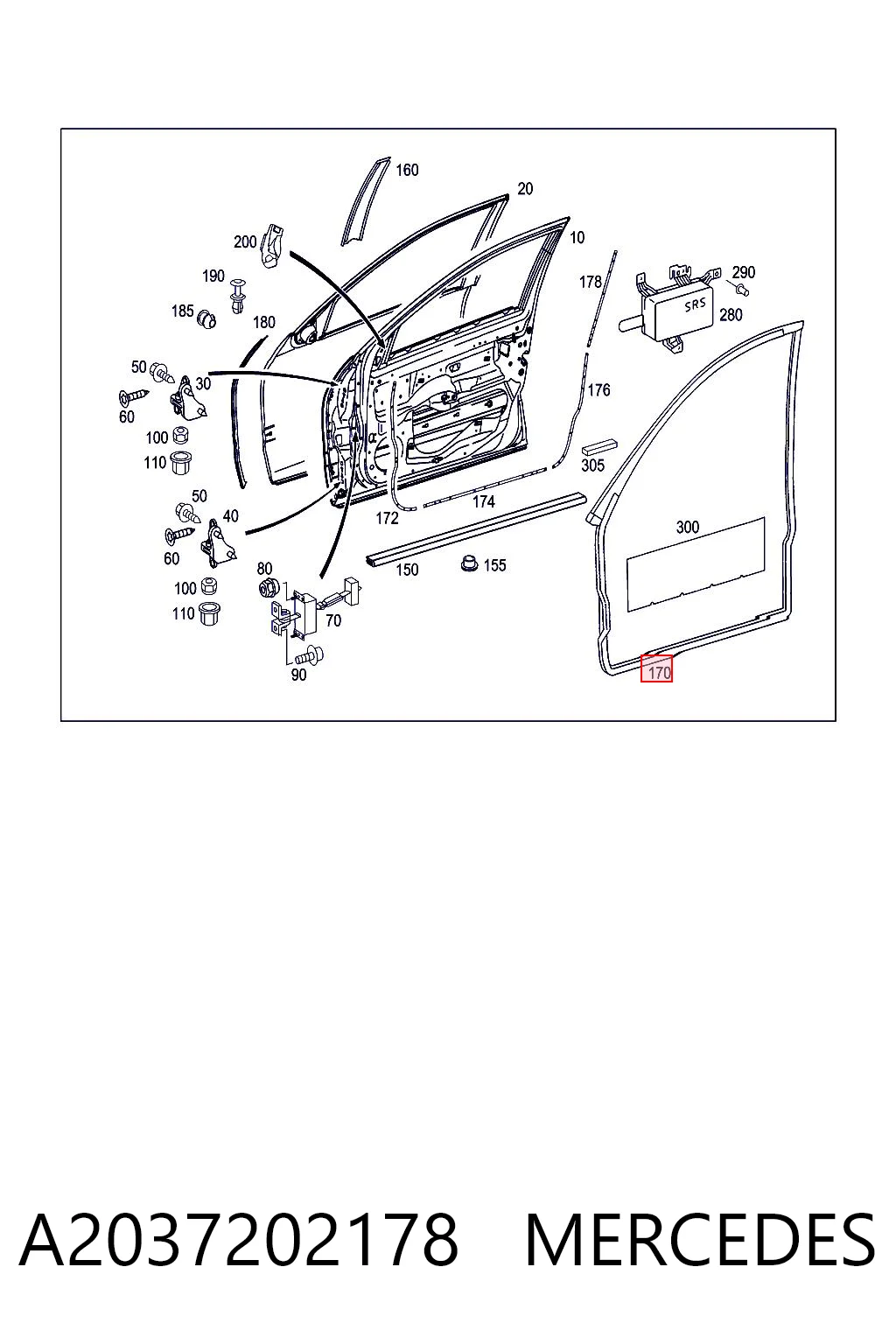 A2037202178 Mercedes