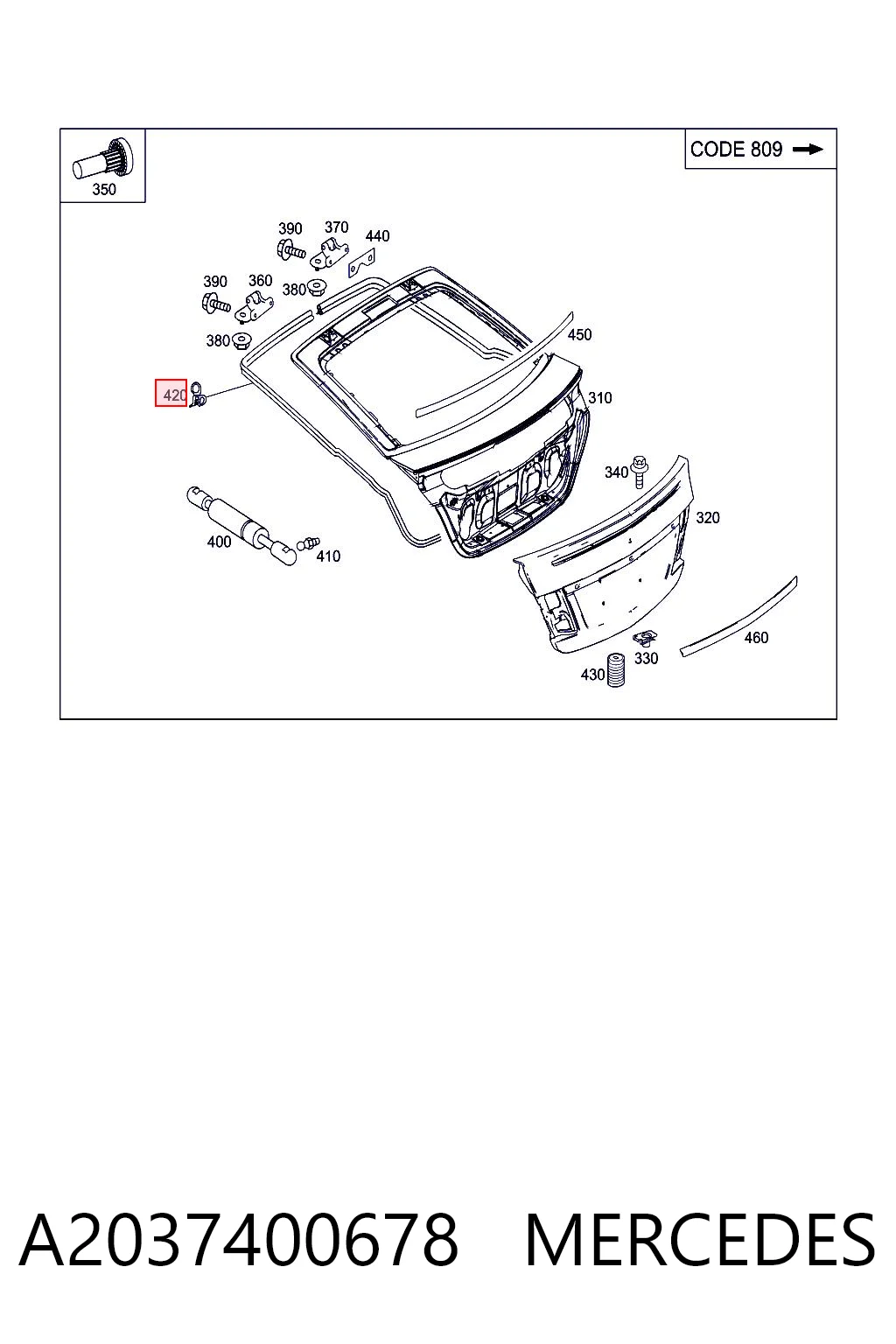 A2037400678 Mercedes